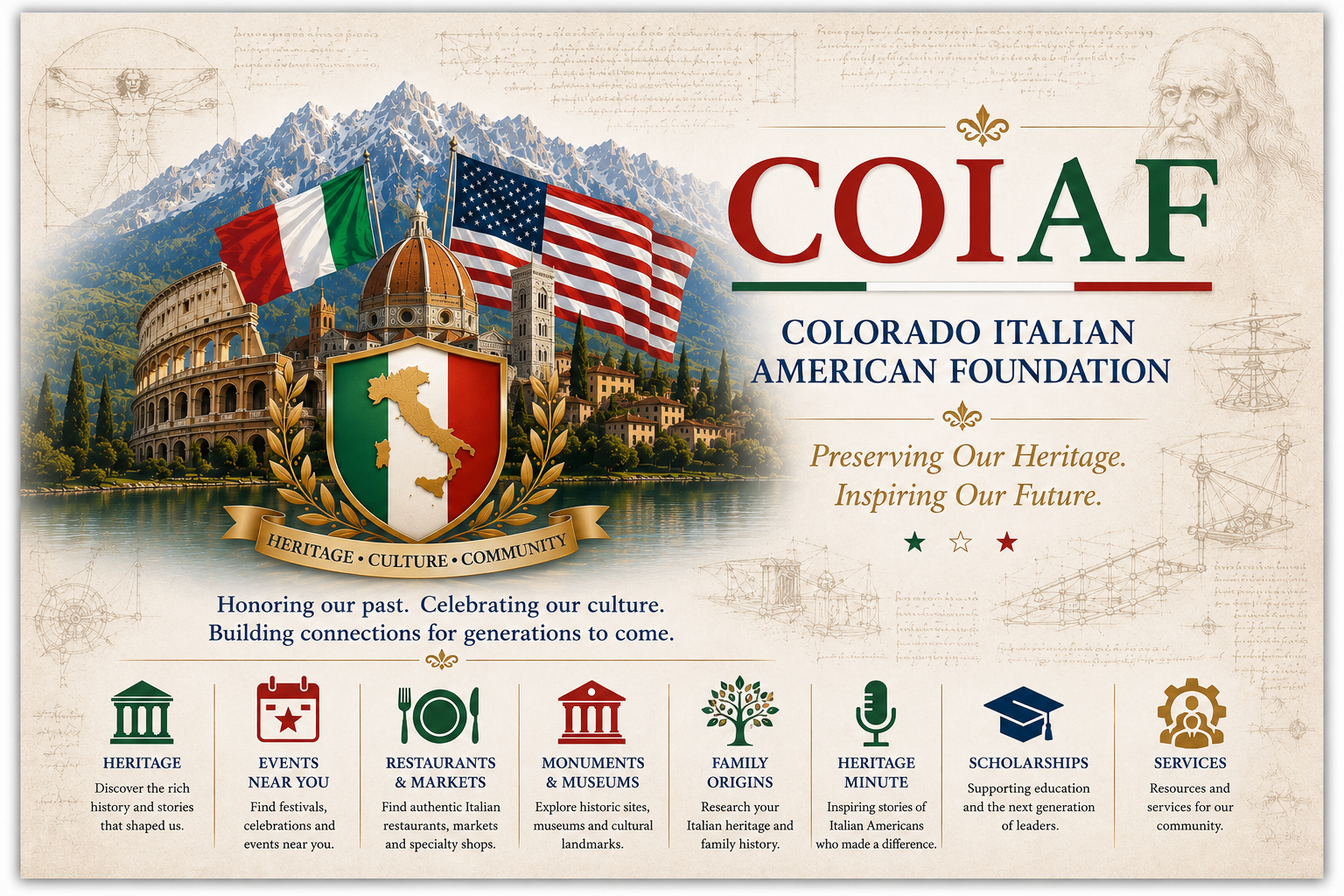 Colorado Italian American Foundation - Preserving Our Heritage, Inspiring Our Future