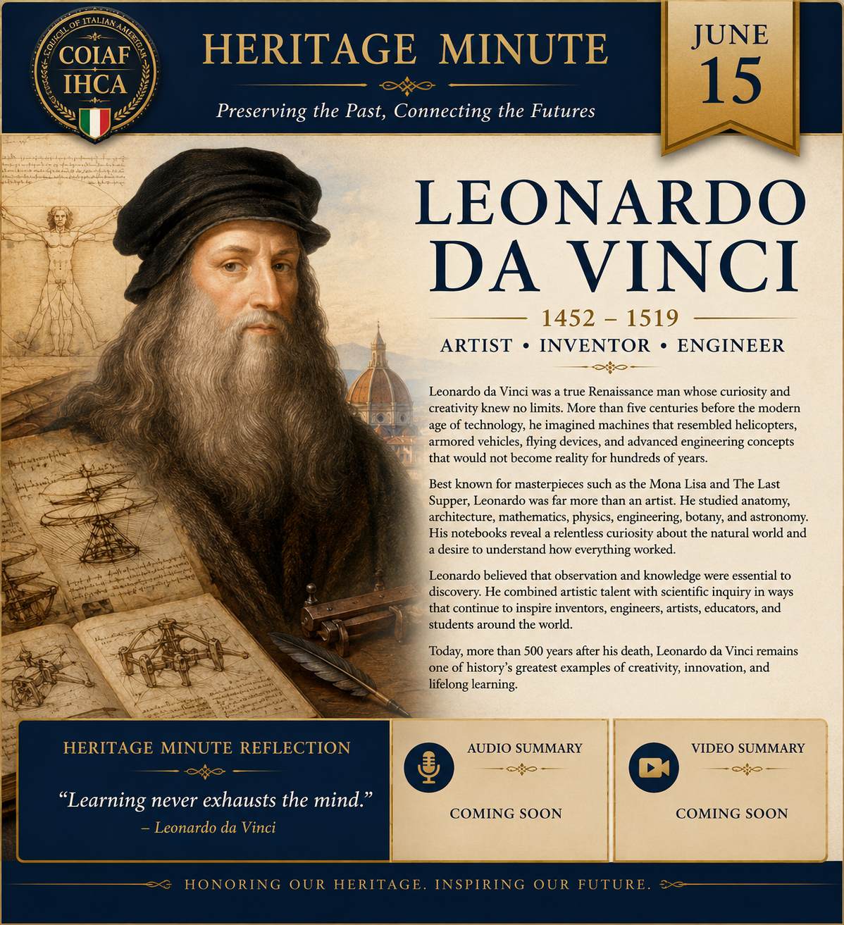 Today's Heritage Minute