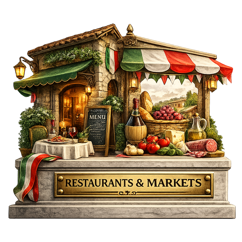 Restaurants and Markets