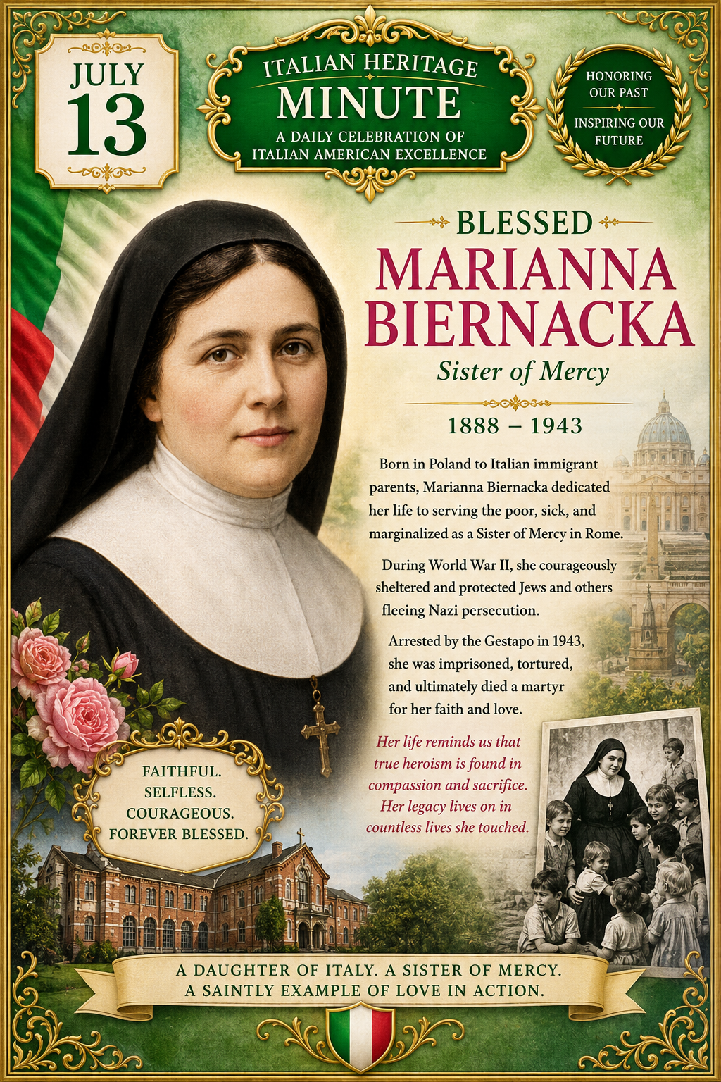 Blessed Marianna Biernacka — July 13 Heritage Minute